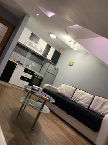 Apartman Sofi Vrnjacka Banja stan na dan smestaj u Milosa Obilica zgrada sa liftom terasa parking